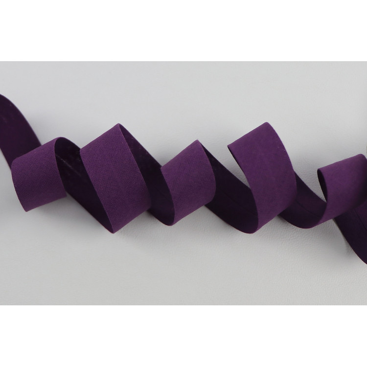 Baumwoll-Schrägband violet