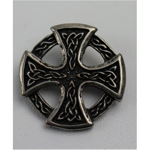 Beschlag "keltisches Kreuz" altsilber